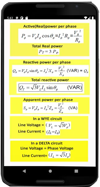 3 Phase Circuits | Indus Appstore | Screenshot