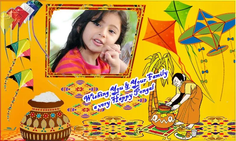 Makar Sankranthi Photo Frames | Indus Appstore | Screenshot