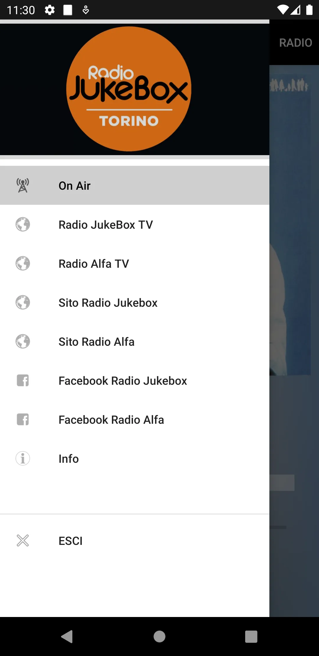 RADIO JUKE BOX TORINO | Indus Appstore | Screenshot