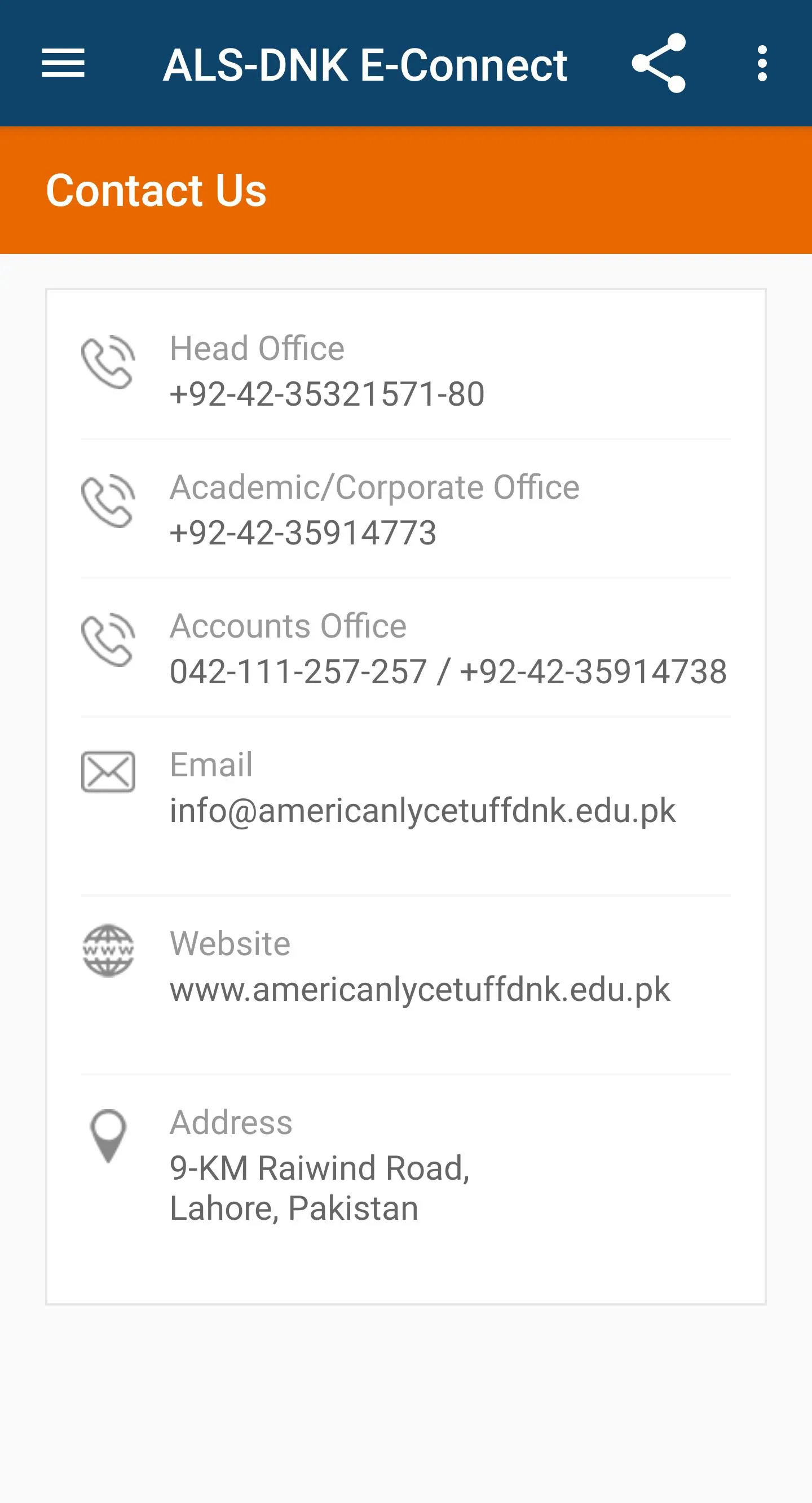 ALS-DNK E-Connect | Indus Appstore | Screenshot