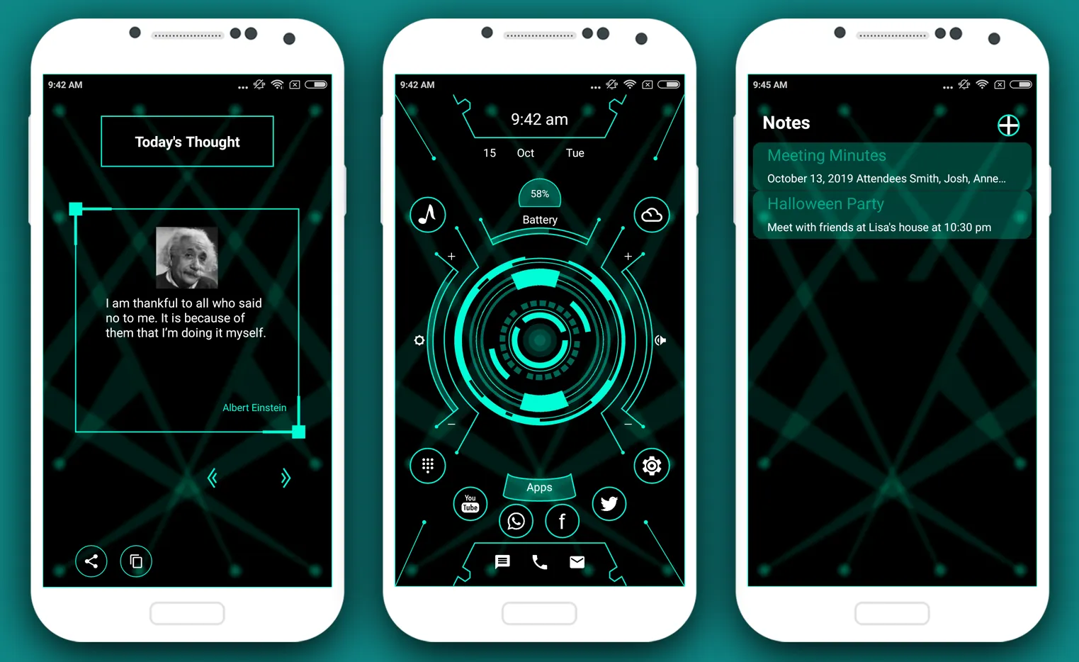 Futuristic Launcher 3 -AppLock | Indus Appstore | Screenshot