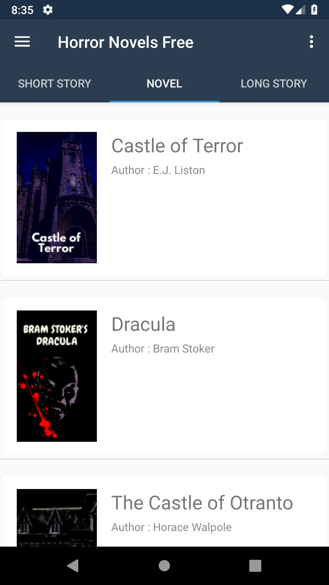 Horror Novels in English | Indus Appstore | Screenshot