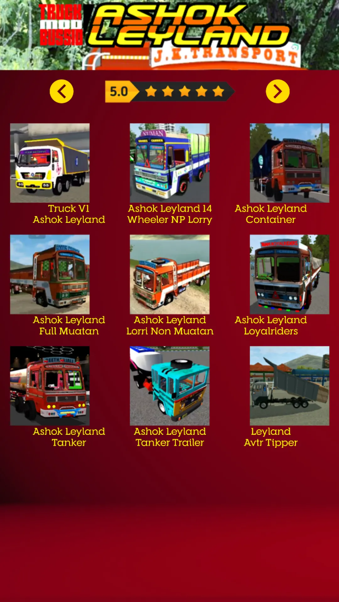 Truck Mod Bussid Ashok Leyland | Indus Appstore | Screenshot