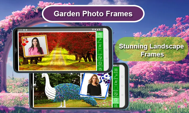 Garden Photo Frames & Editor | Indus Appstore | Screenshot