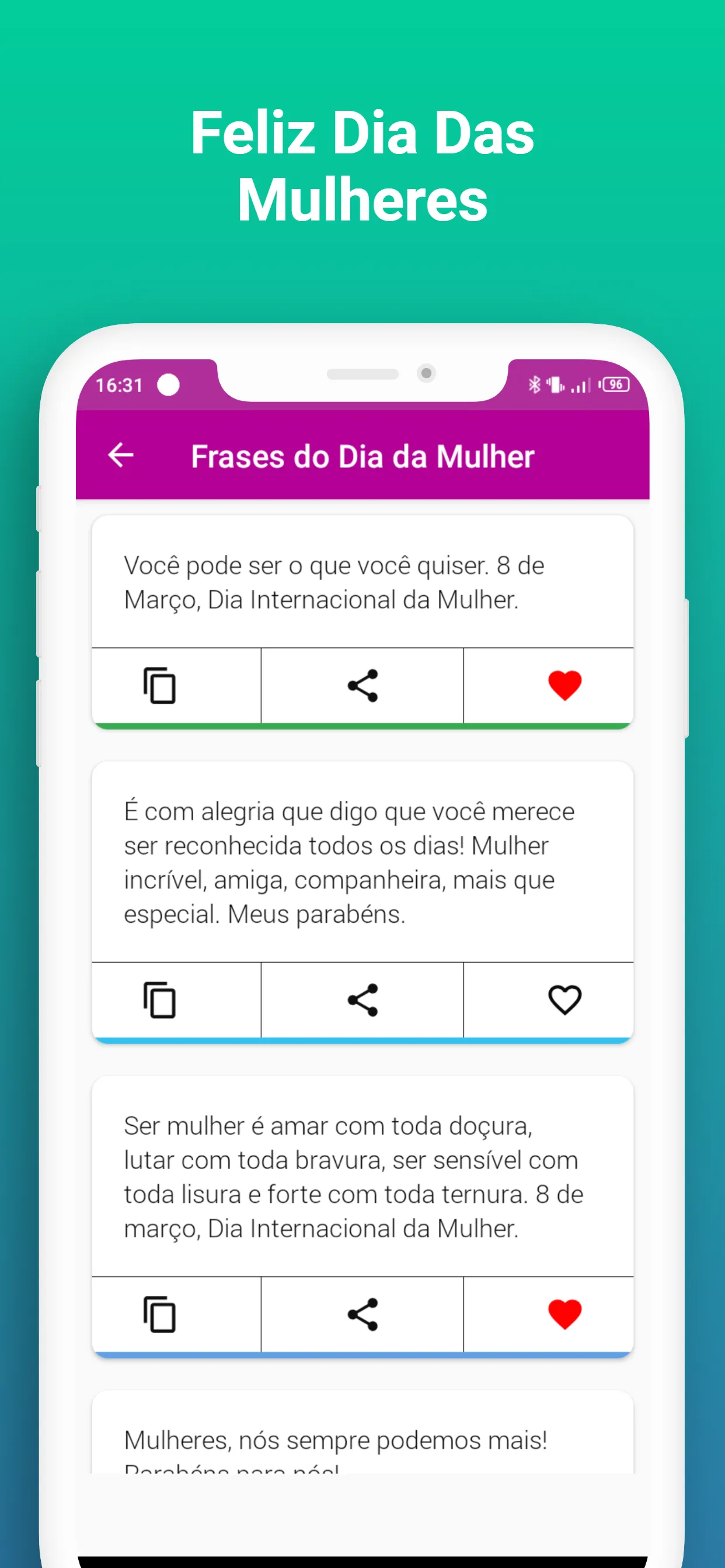 Feliz Dia Das Mulheres | Indus Appstore | Screenshot