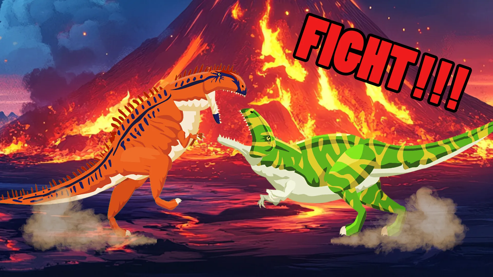 T-Rex Fights More Dinosaurs | Indus Appstore | Screenshot