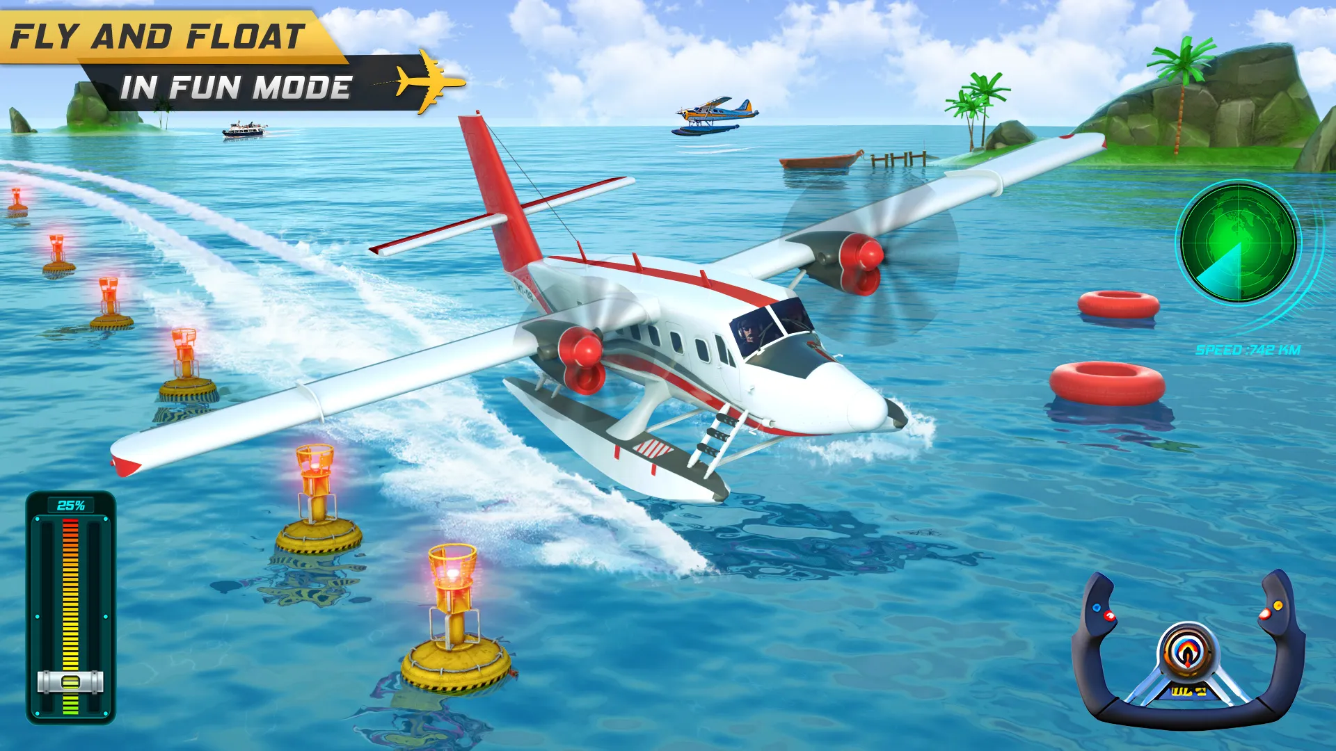 SkyDrift: 3D Airplane Game | Indus Appstore | Screenshot