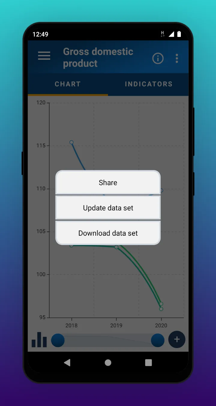 Statistics in Smartphone | Indus Appstore | Screenshot