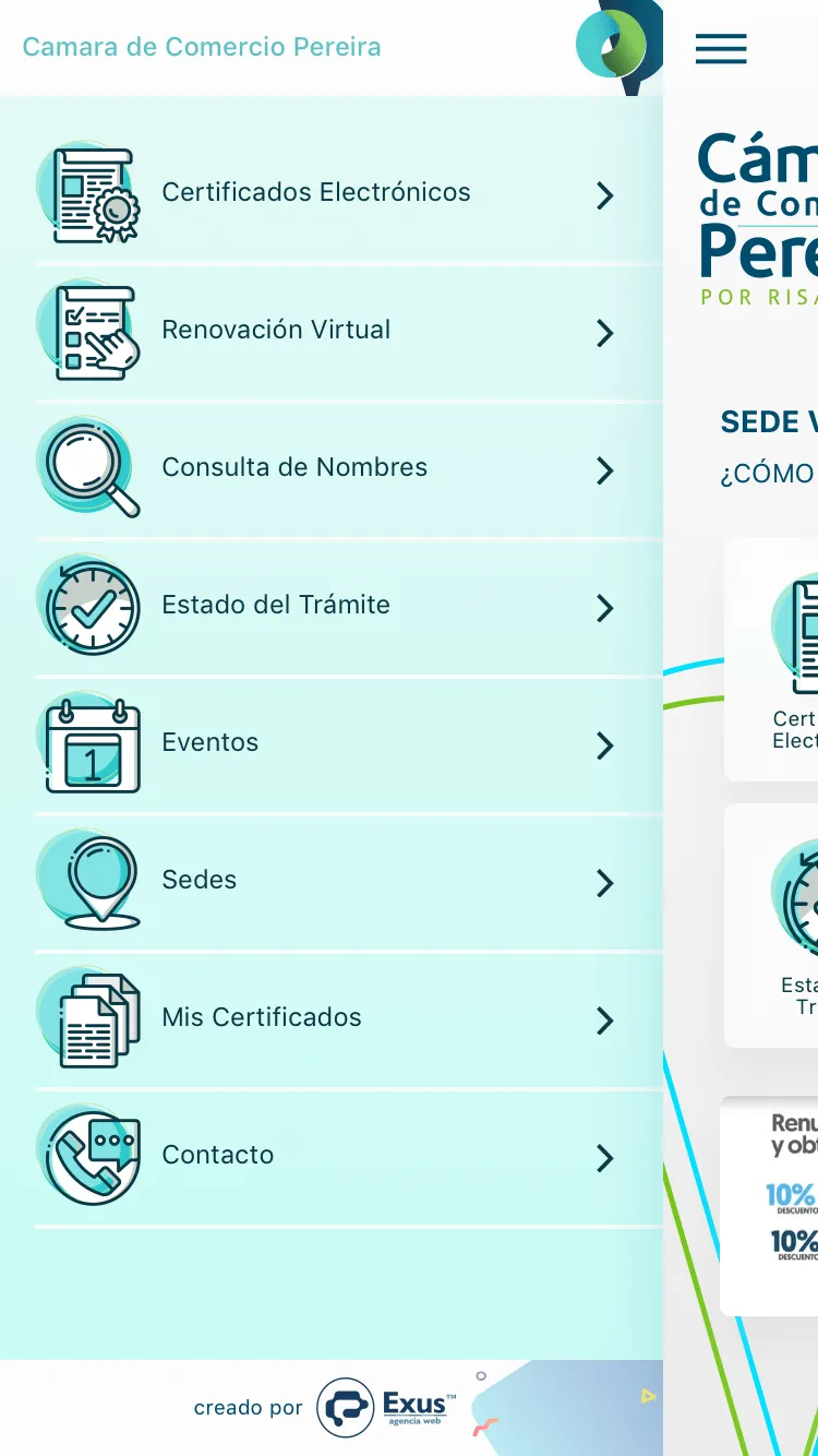 Cámara de Comercio de Pereira | Indus Appstore | Screenshot