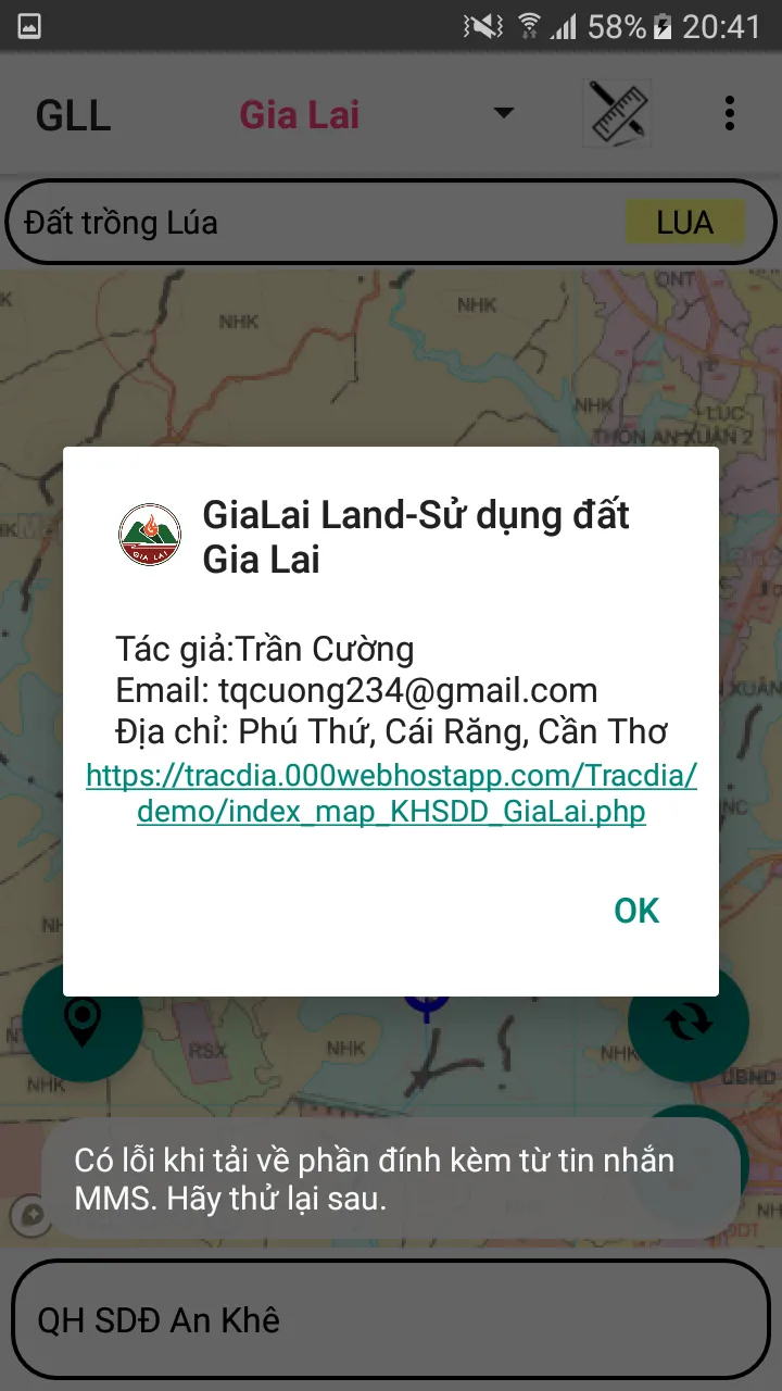 QH sử dụng đất Gia Lai | Indus Appstore | Screenshot