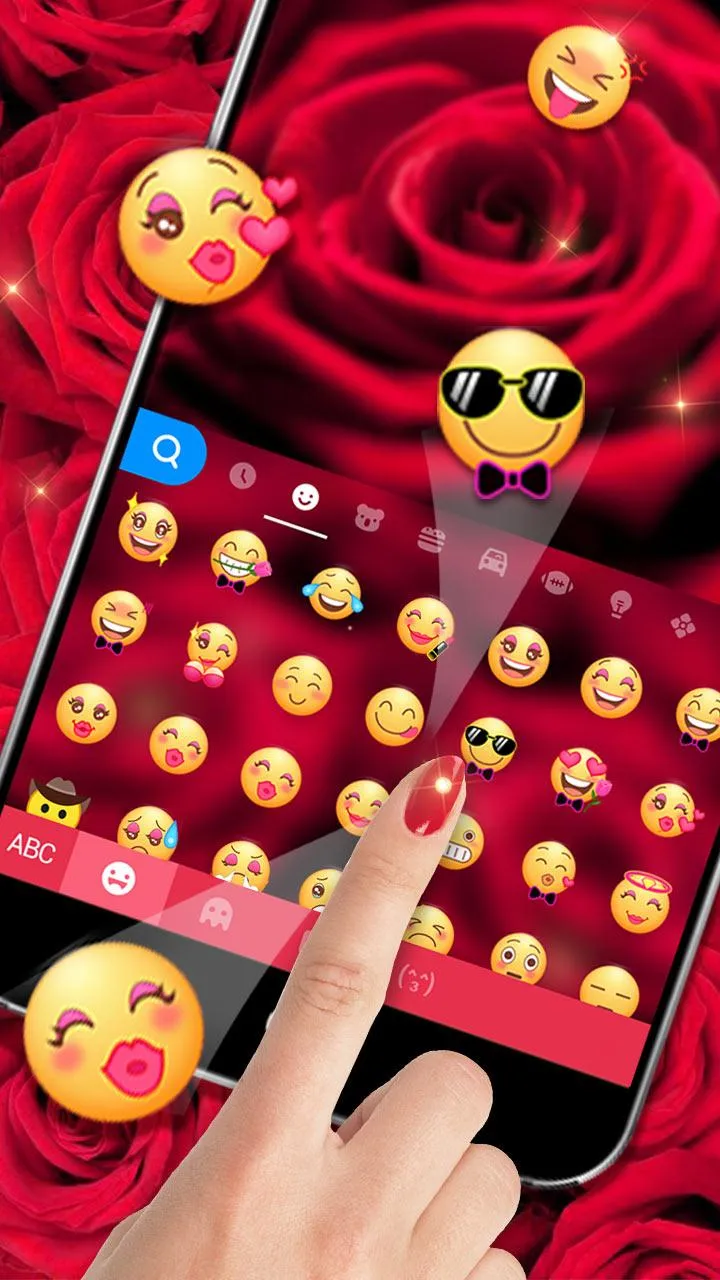 Rose Love Keyboard Theme | Indus Appstore | Screenshot