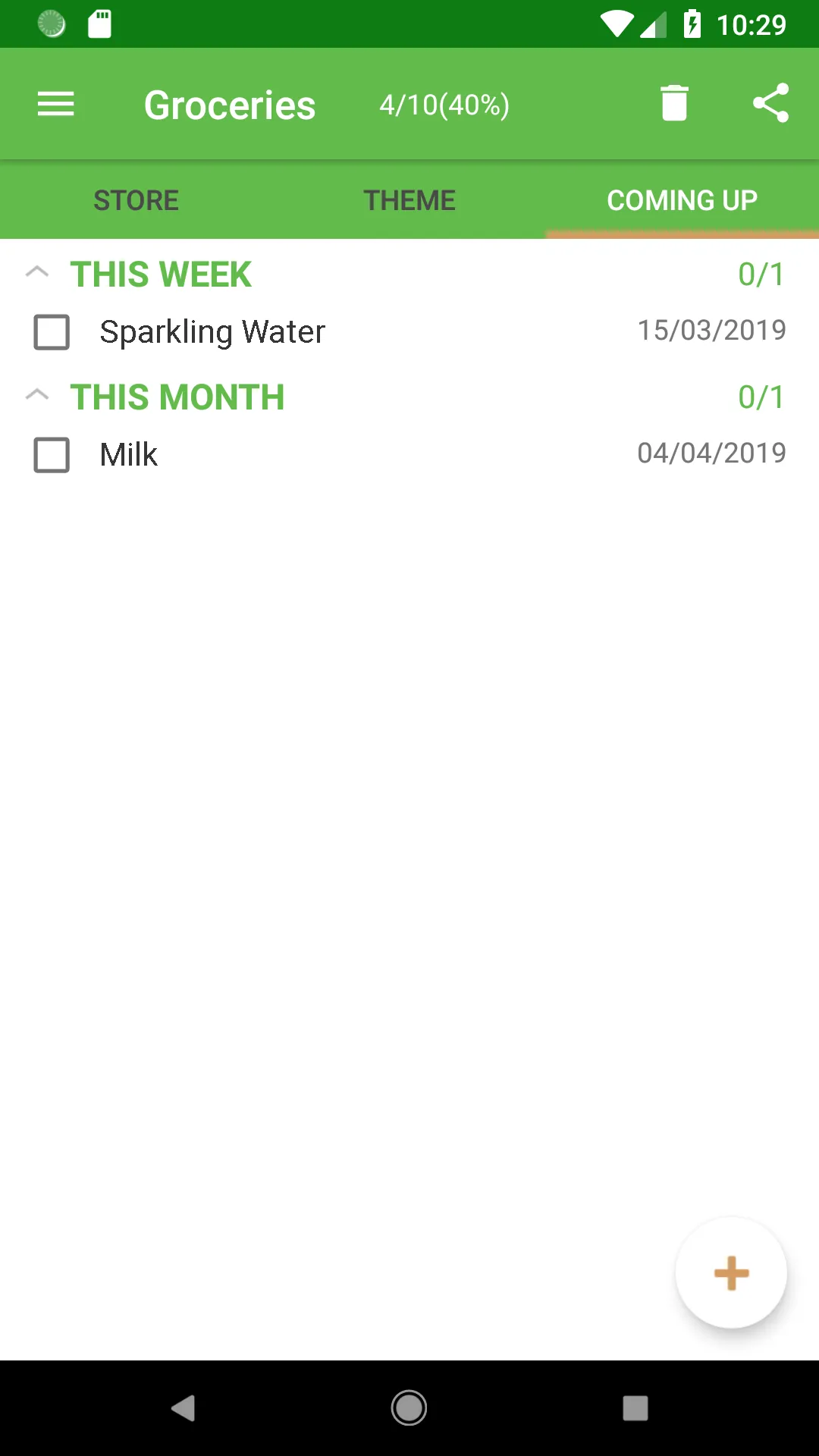 EasyList - My groceries list | Indus Appstore | Screenshot