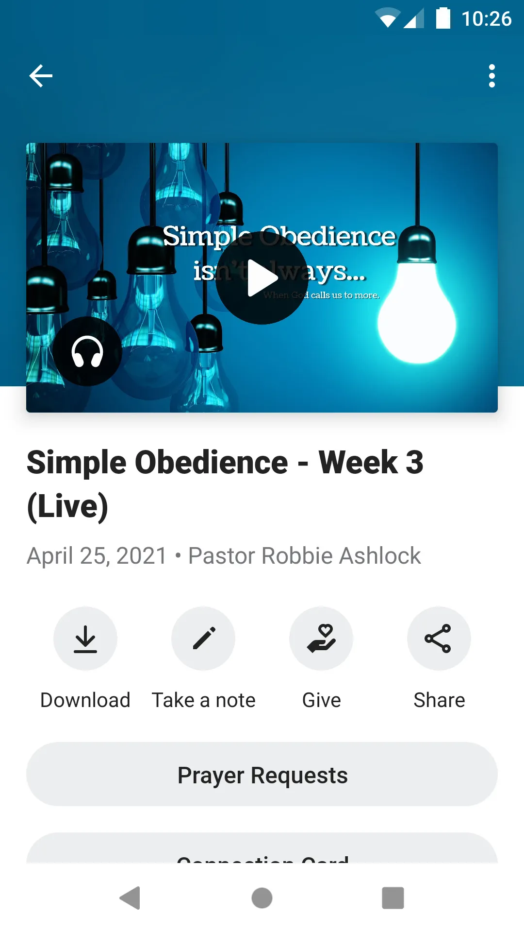 Family Life Church of Amarillo | Indus Appstore | Screenshot