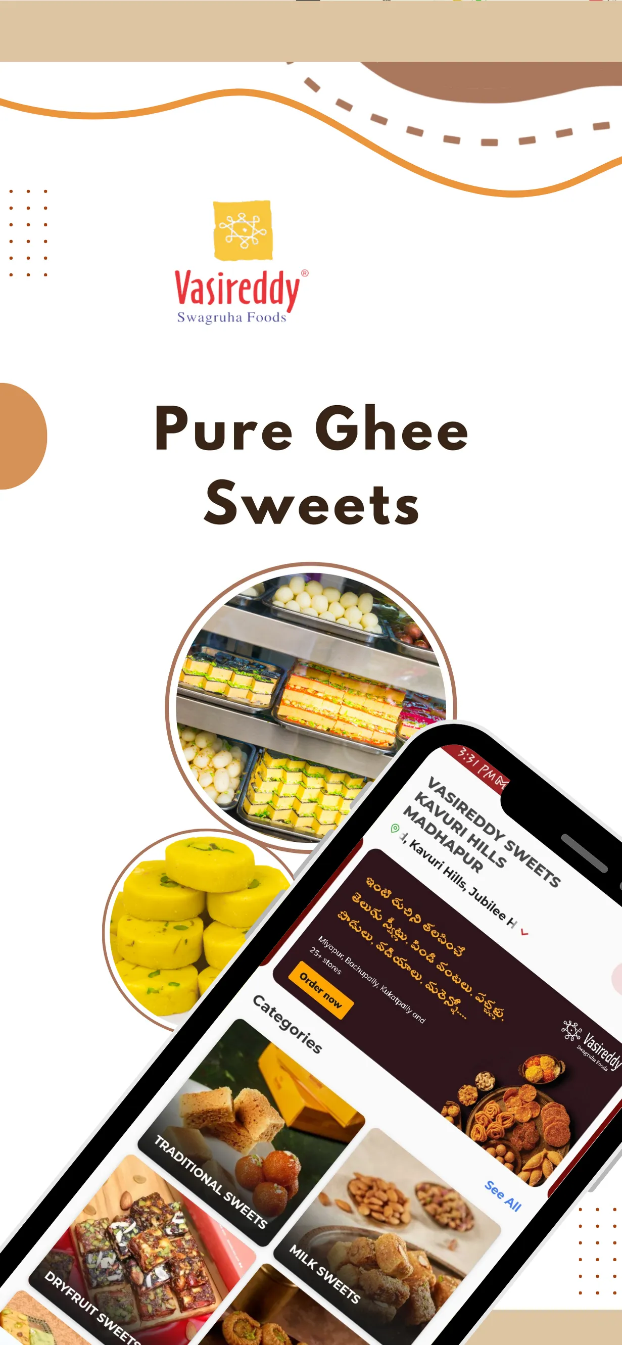 Vasireddy Sweets | Indus Appstore | Screenshot