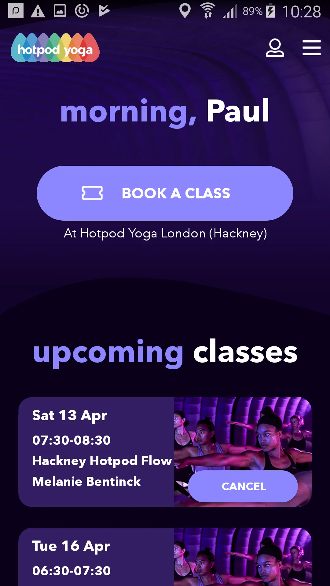 Hotpod Yoga | Indus Appstore | Screenshot