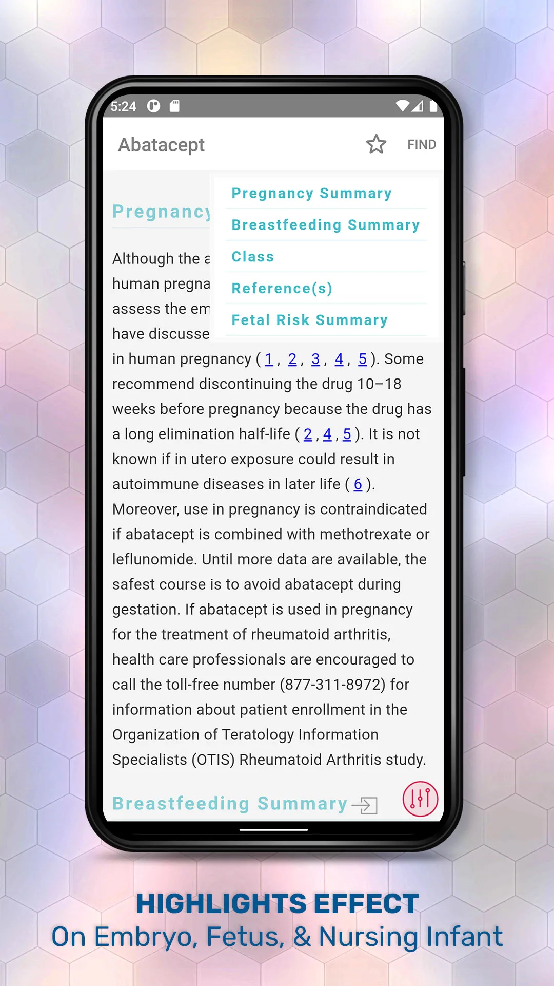 Drugs in Pregnancy Lactation | Indus Appstore | Screenshot