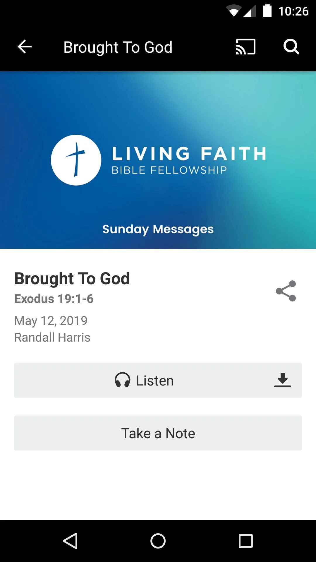 Living Faith BF | Indus Appstore | Screenshot