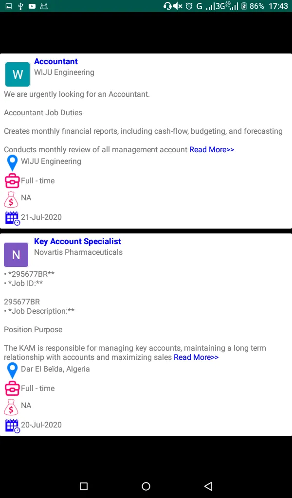 Algeria Jobs, Jobs In Algeria | Indus Appstore | Screenshot