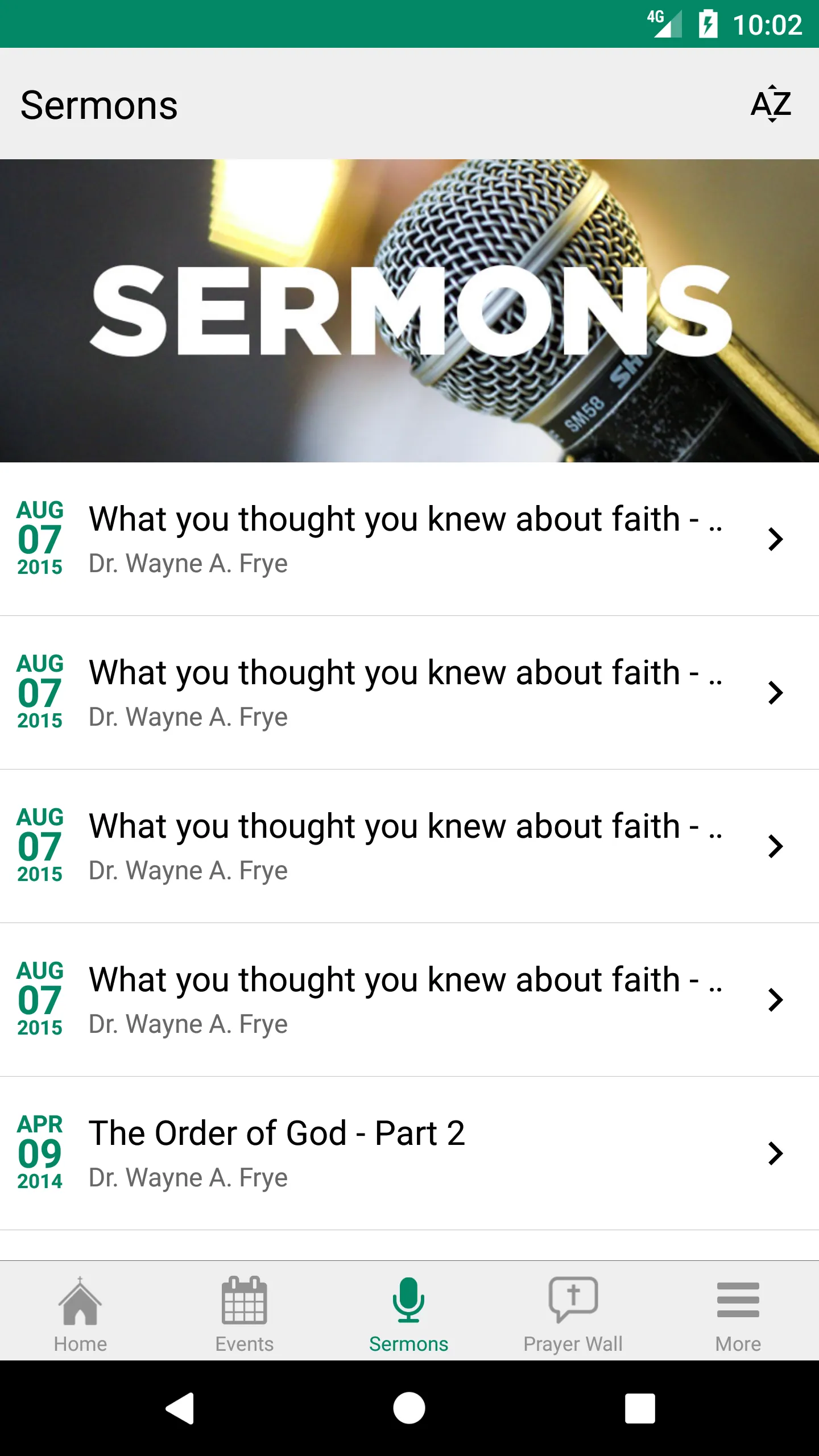 Faith Christian Center Int'l | Indus Appstore | Screenshot