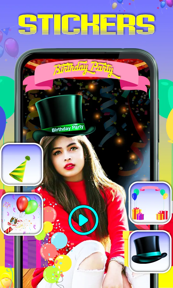 Birthday Videomaker with music | Indus Appstore | Screenshot