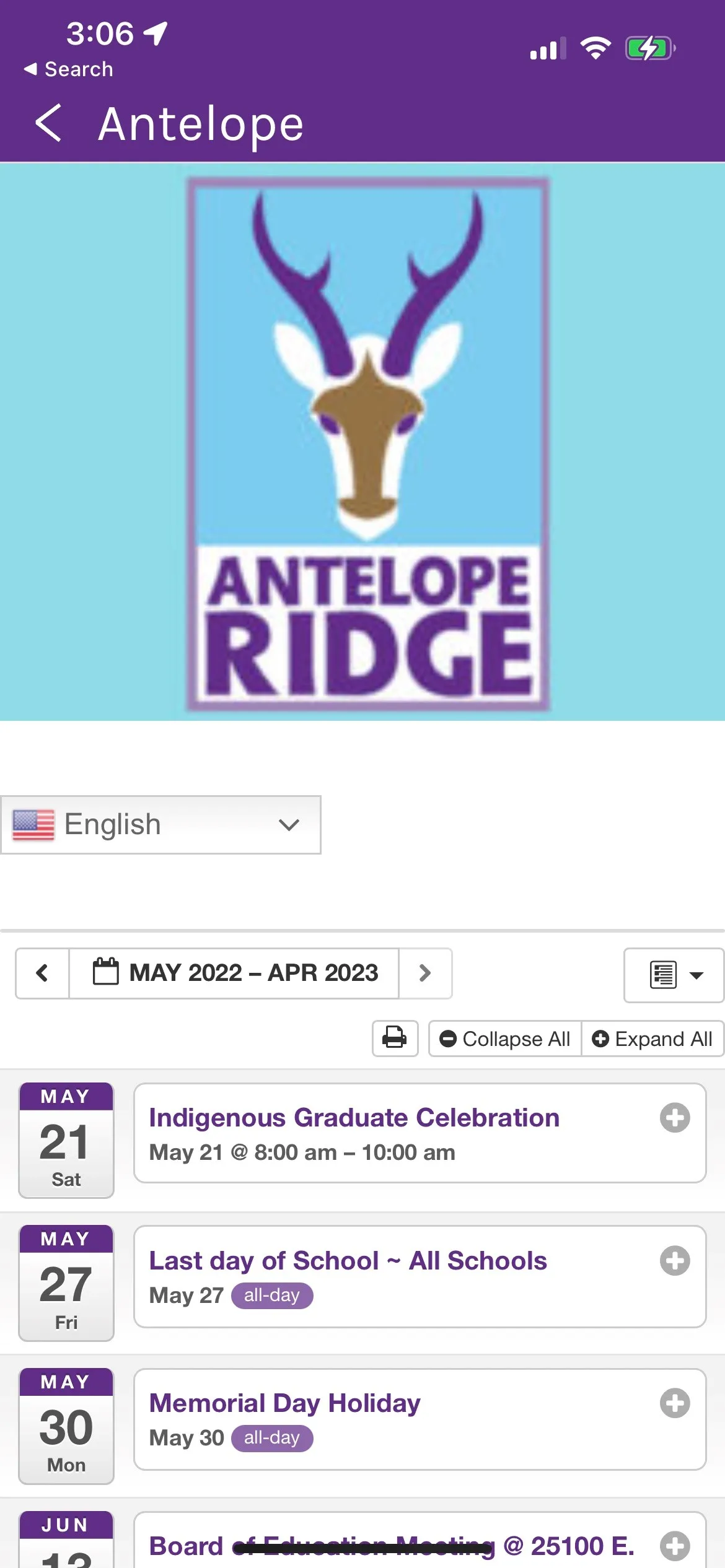 Antelope Ridge Elementary | Indus Appstore | Screenshot