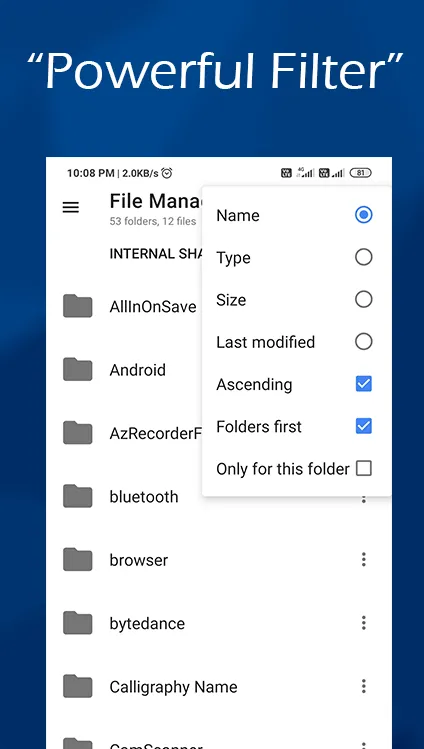 File Manager Lite - Local and  | Indus Appstore | Screenshot