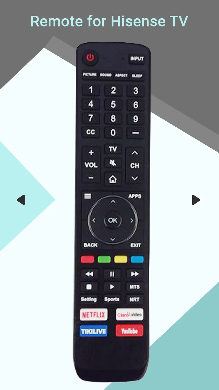 Remote for Hisense TV | Indus Appstore | Screenshot