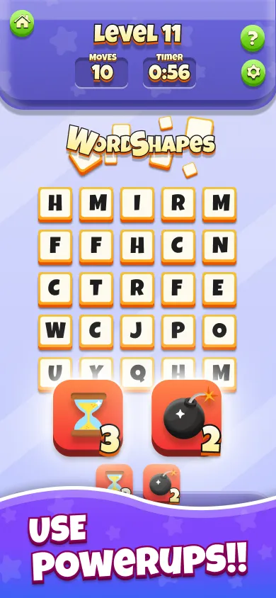 Wordshapes! | Indus Appstore | Screenshot