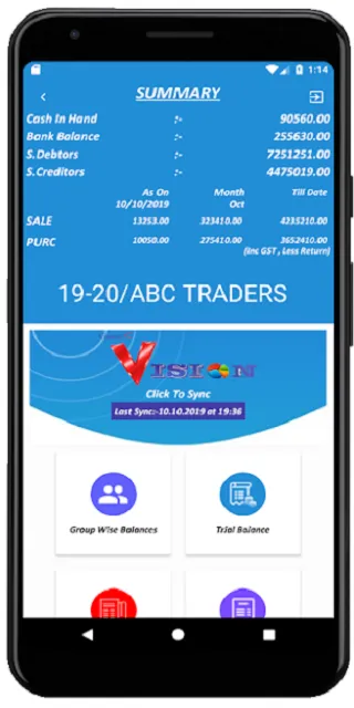 VISION Accounting App | Indus Appstore | Screenshot