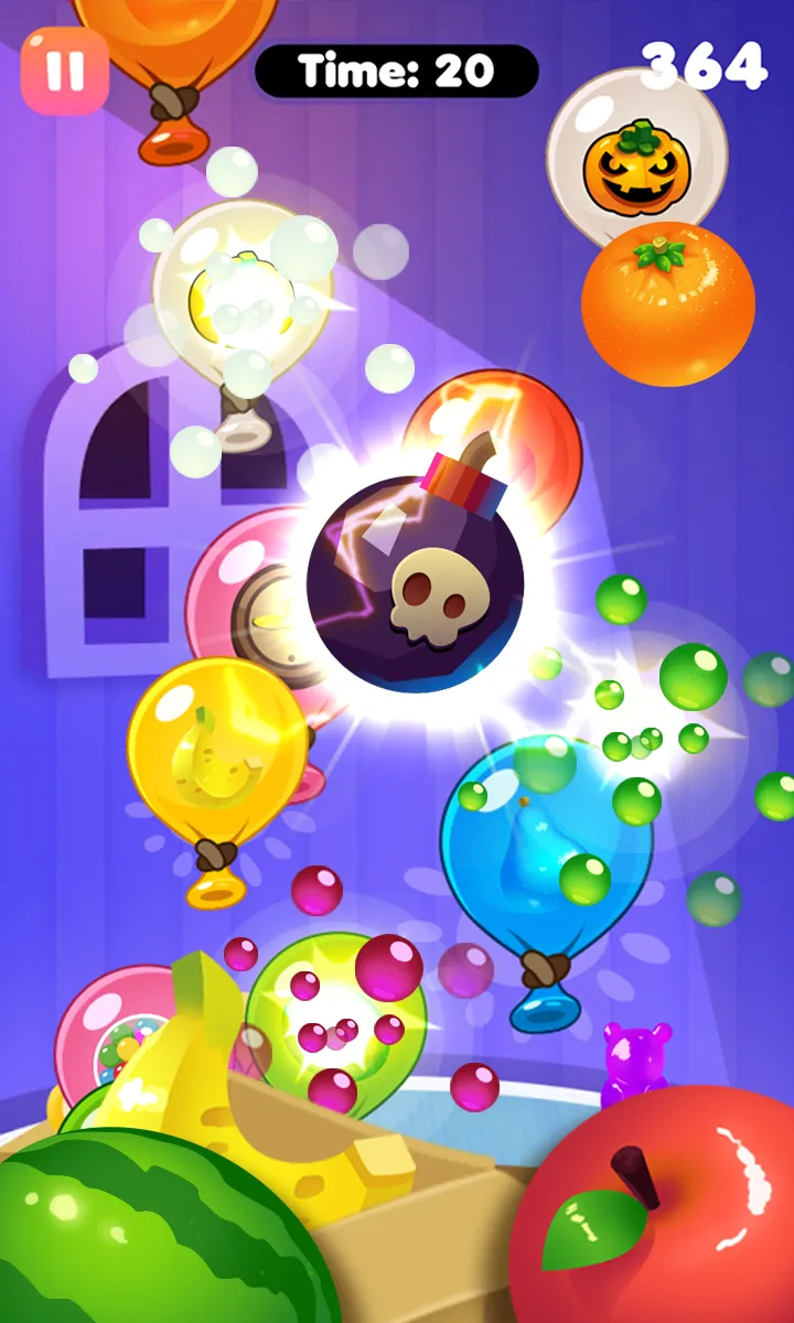 Balloon Pop Fruit Smash | Indus Appstore | Screenshot