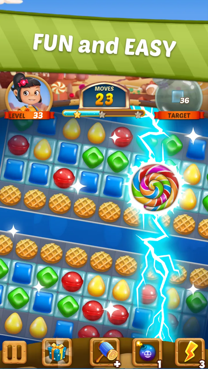 Candy Sweet Story:Match3Puzzle | Indus Appstore | Screenshot