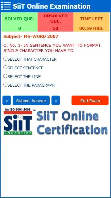 SiiT Exam | Indus Appstore | Screenshot