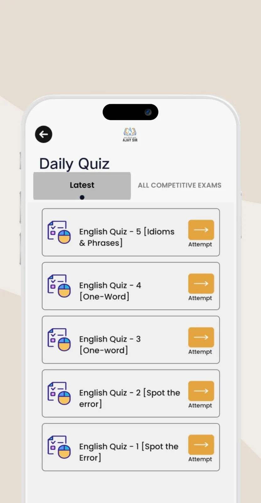 Let's Learn with Ajay Sir | Indus Appstore | Screenshot