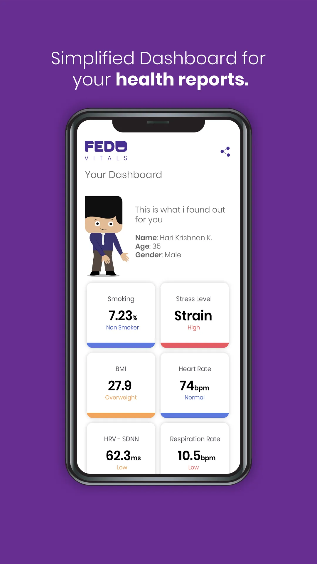 Fedo Vitals | Indus Appstore | Screenshot