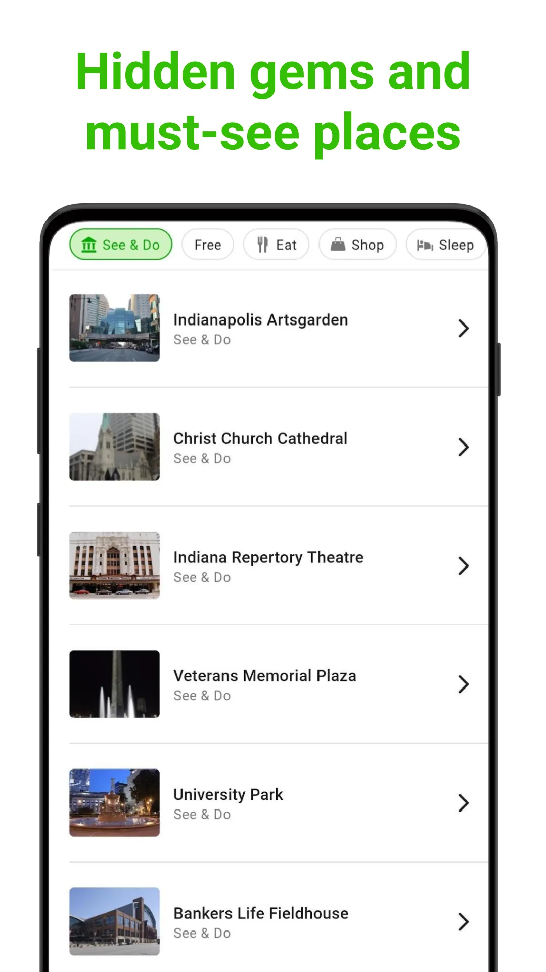 Indianapolis SmartGuide | Indus Appstore | Screenshot