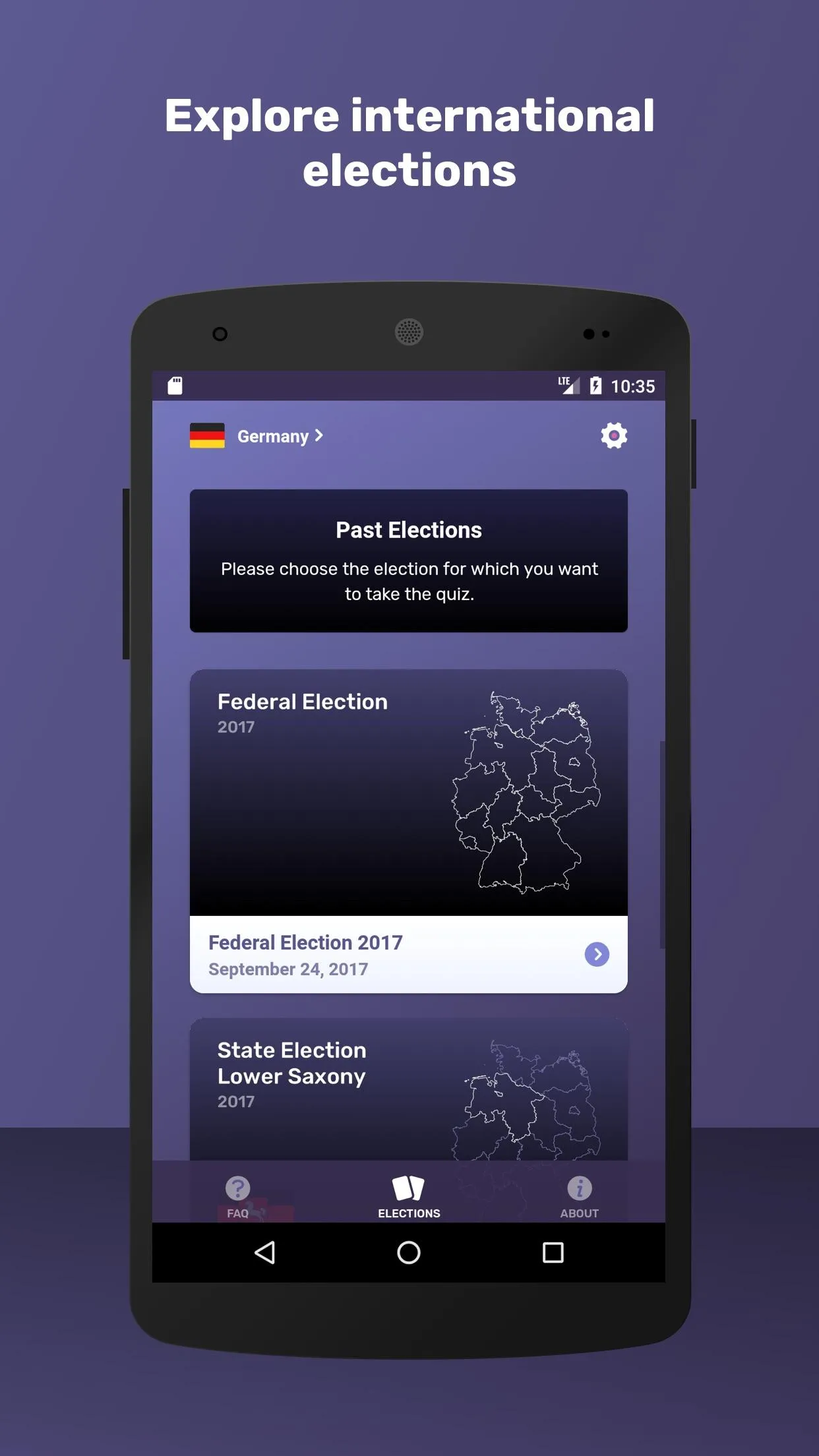 VoteSwiper - Find your party a | Indus Appstore | Screenshot