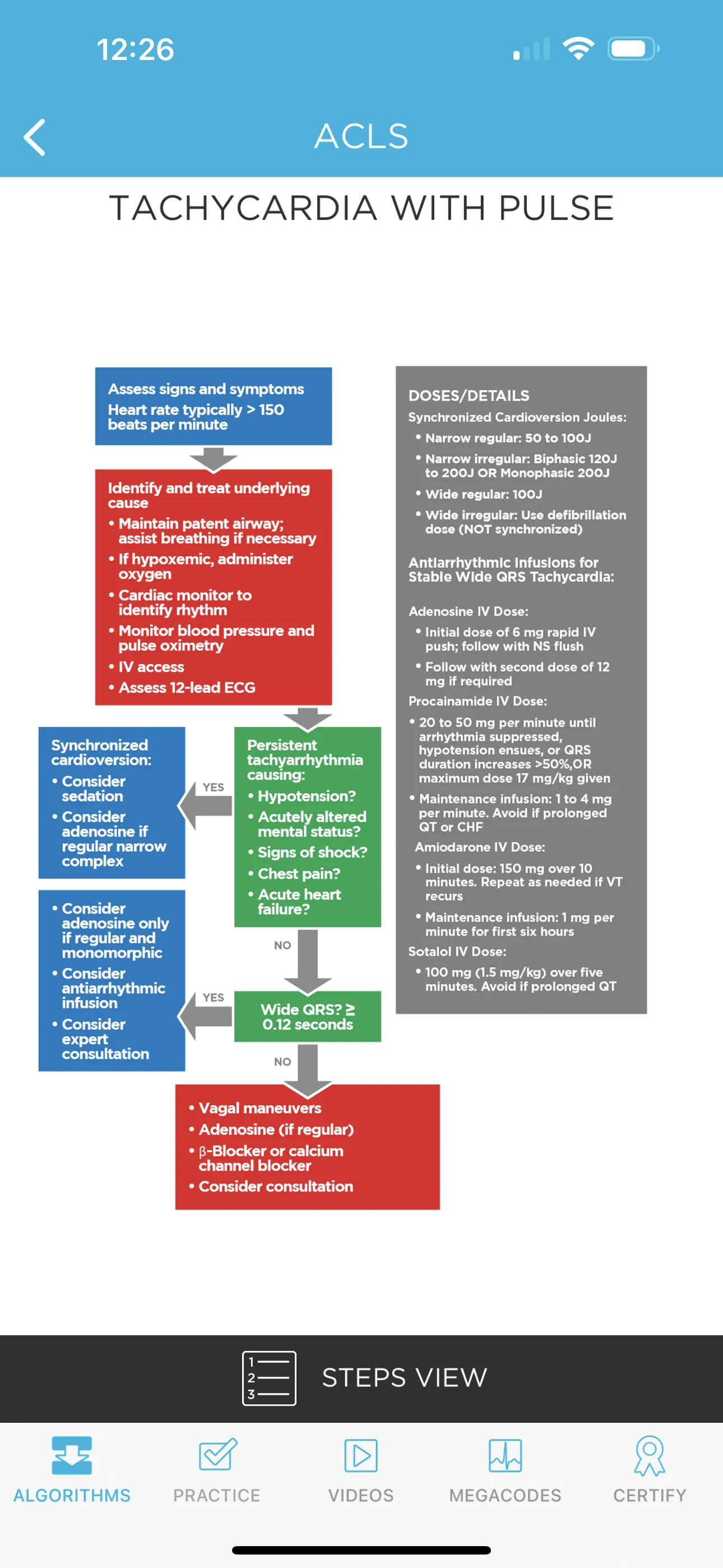 MediCode: ACLS, BLS & PALS | Indus Appstore | Screenshot