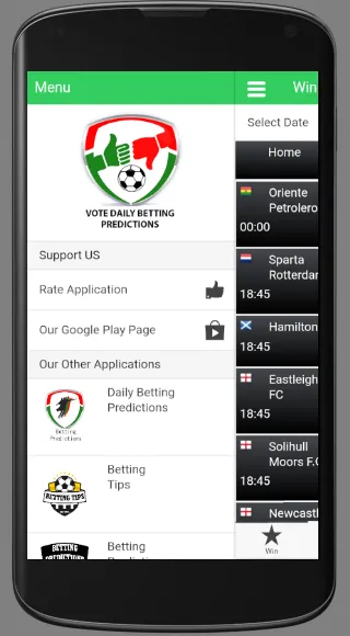 Betting Tips Predictions Vote | Indus Appstore | Screenshot