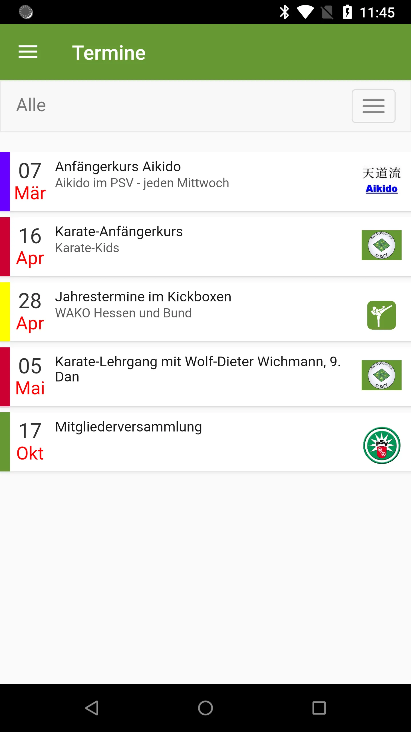 Polizei-Sportverein Mainz | Indus Appstore | Screenshot