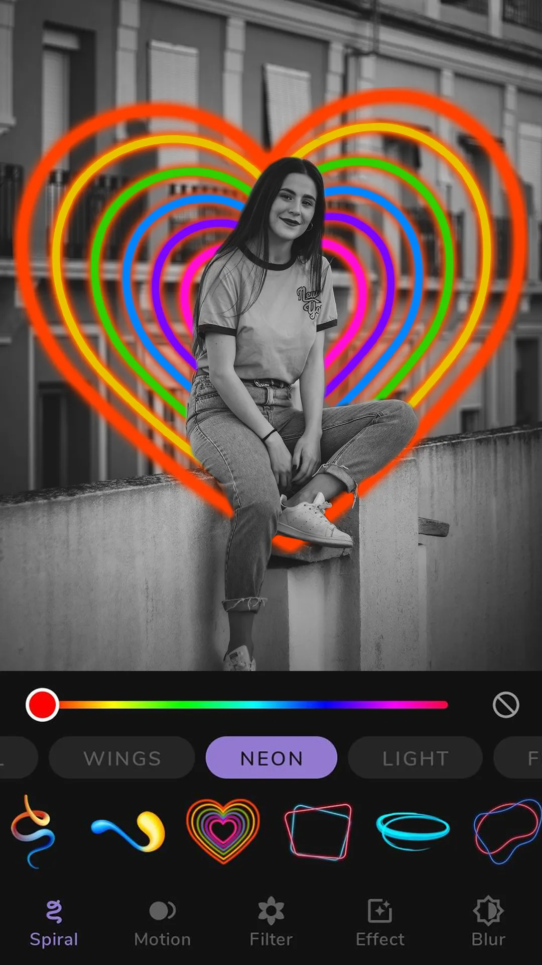 Photo Editor - Neon Art Effect | Indus Appstore | Screenshot