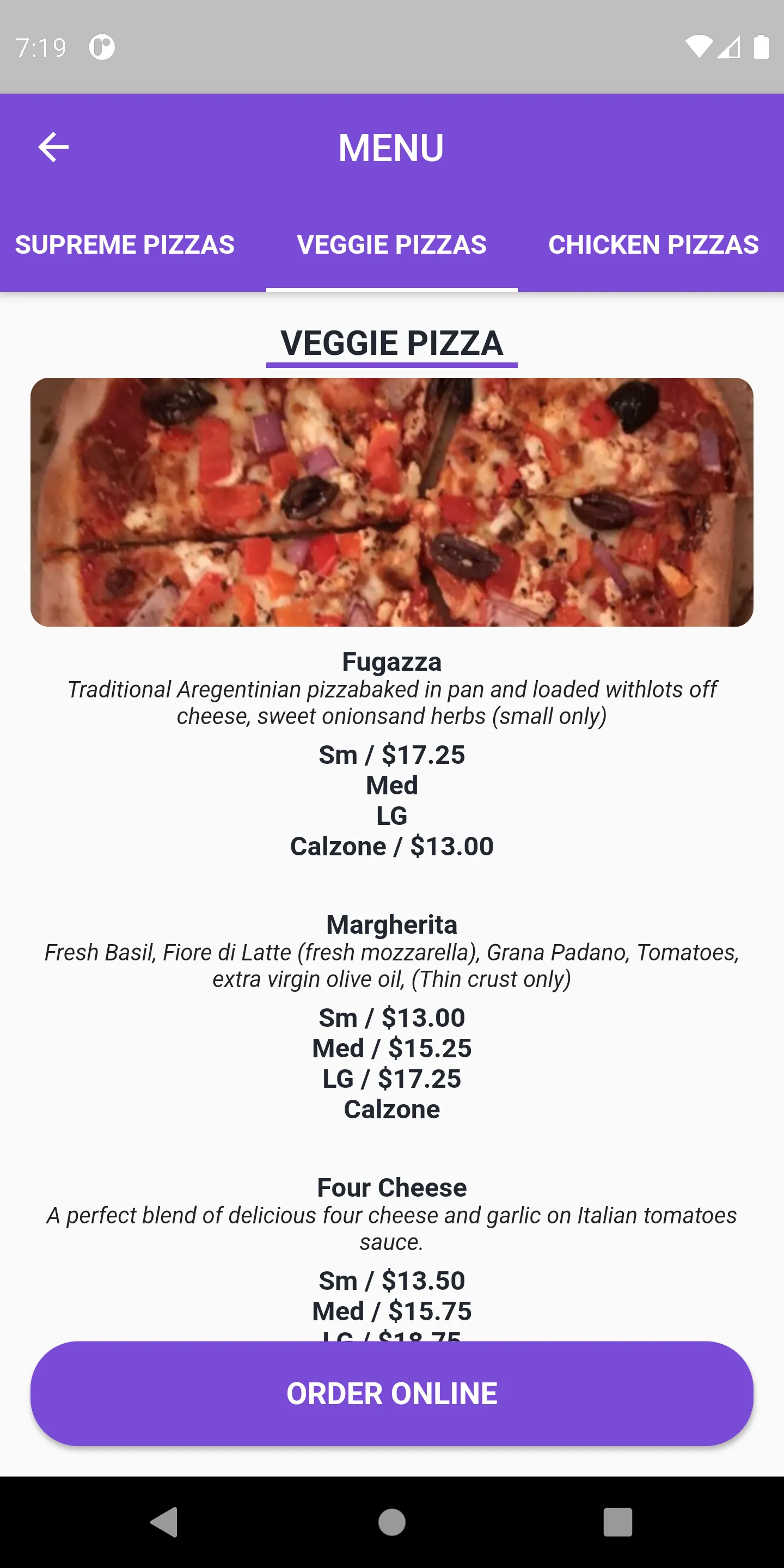 Plateau Pizza | Indus Appstore | Screenshot