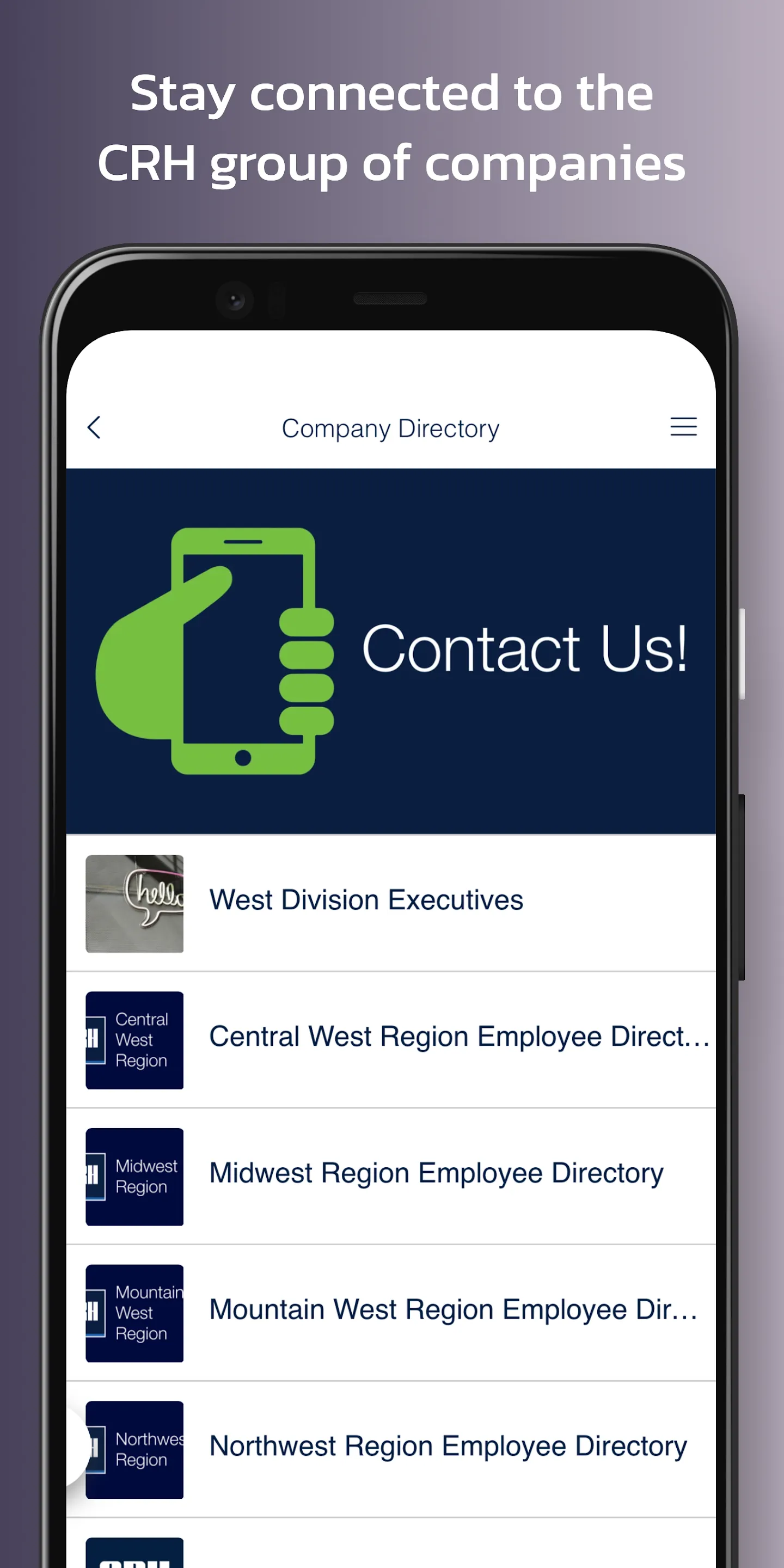 CRH Americas Materials West Di | Indus Appstore | Screenshot