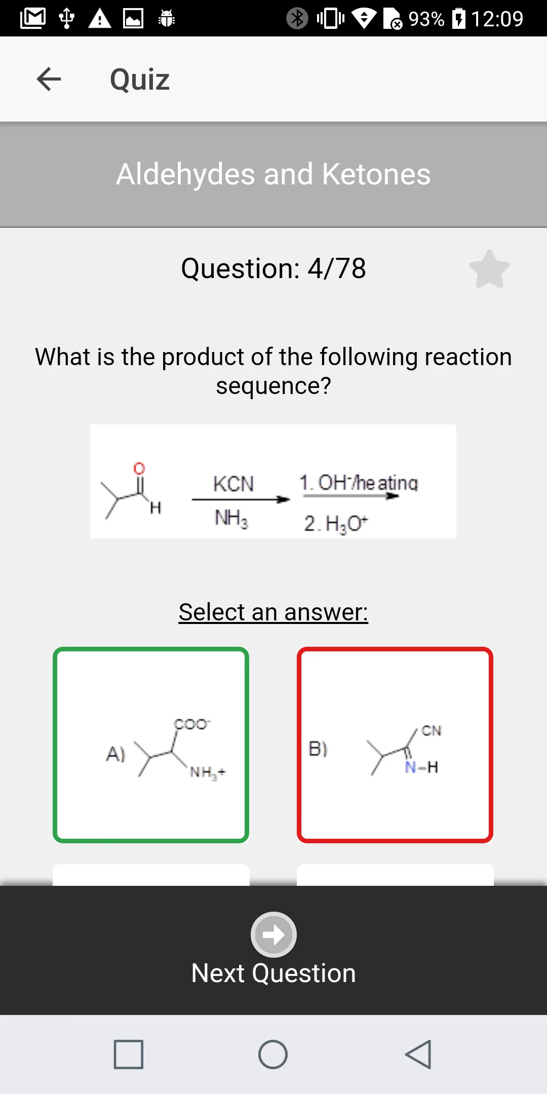 Organic Chemistry Challenge | Indus Appstore | Screenshot