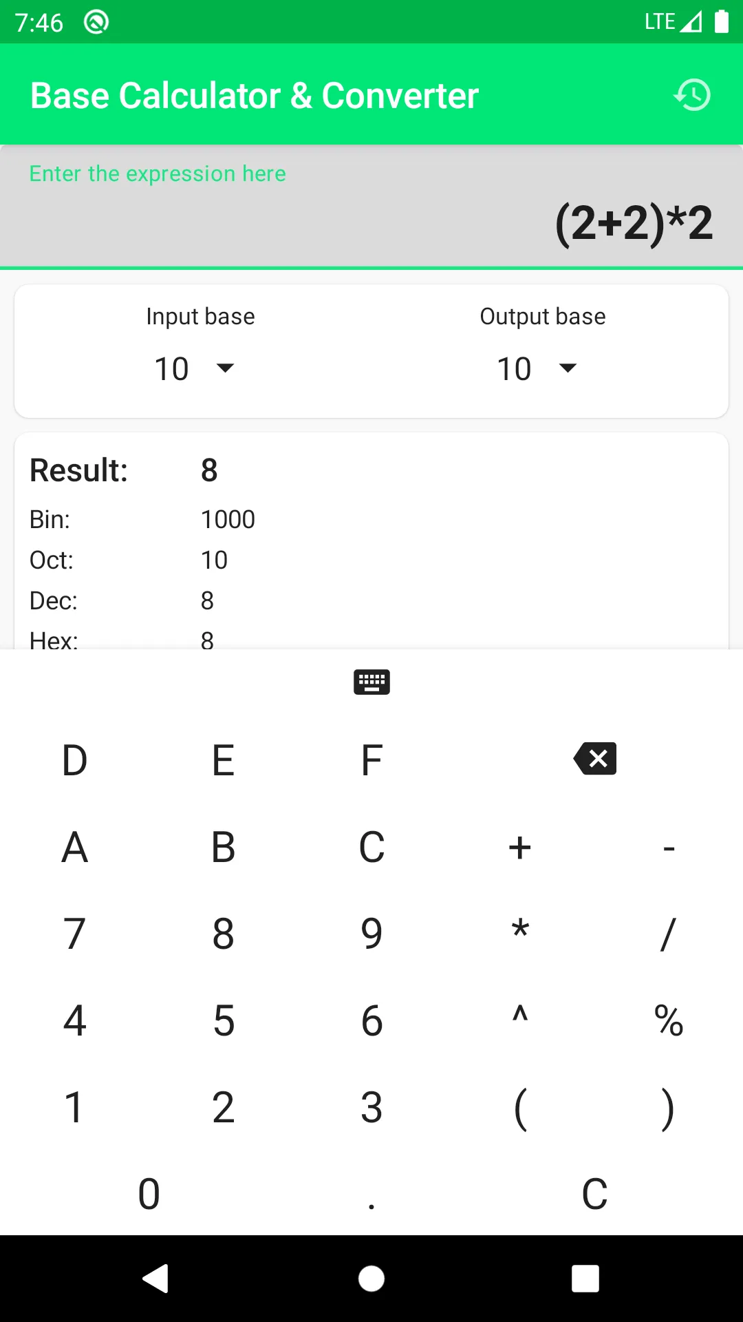 Base Calculator and Converter | Indus Appstore | Screenshot