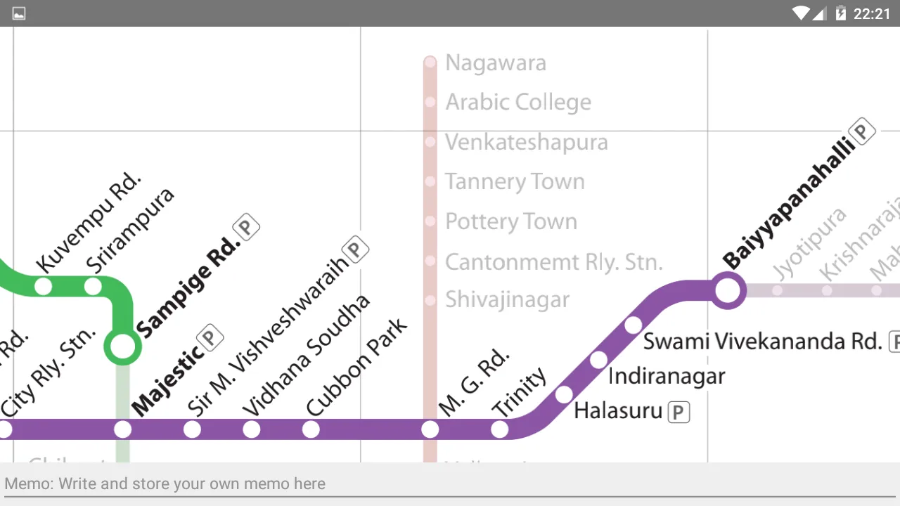 BANGALORE METRO TOURIST MAP | Indus Appstore | Screenshot