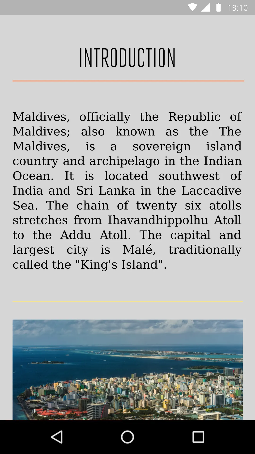 Maldives Travel Guide | Indus Appstore | Screenshot