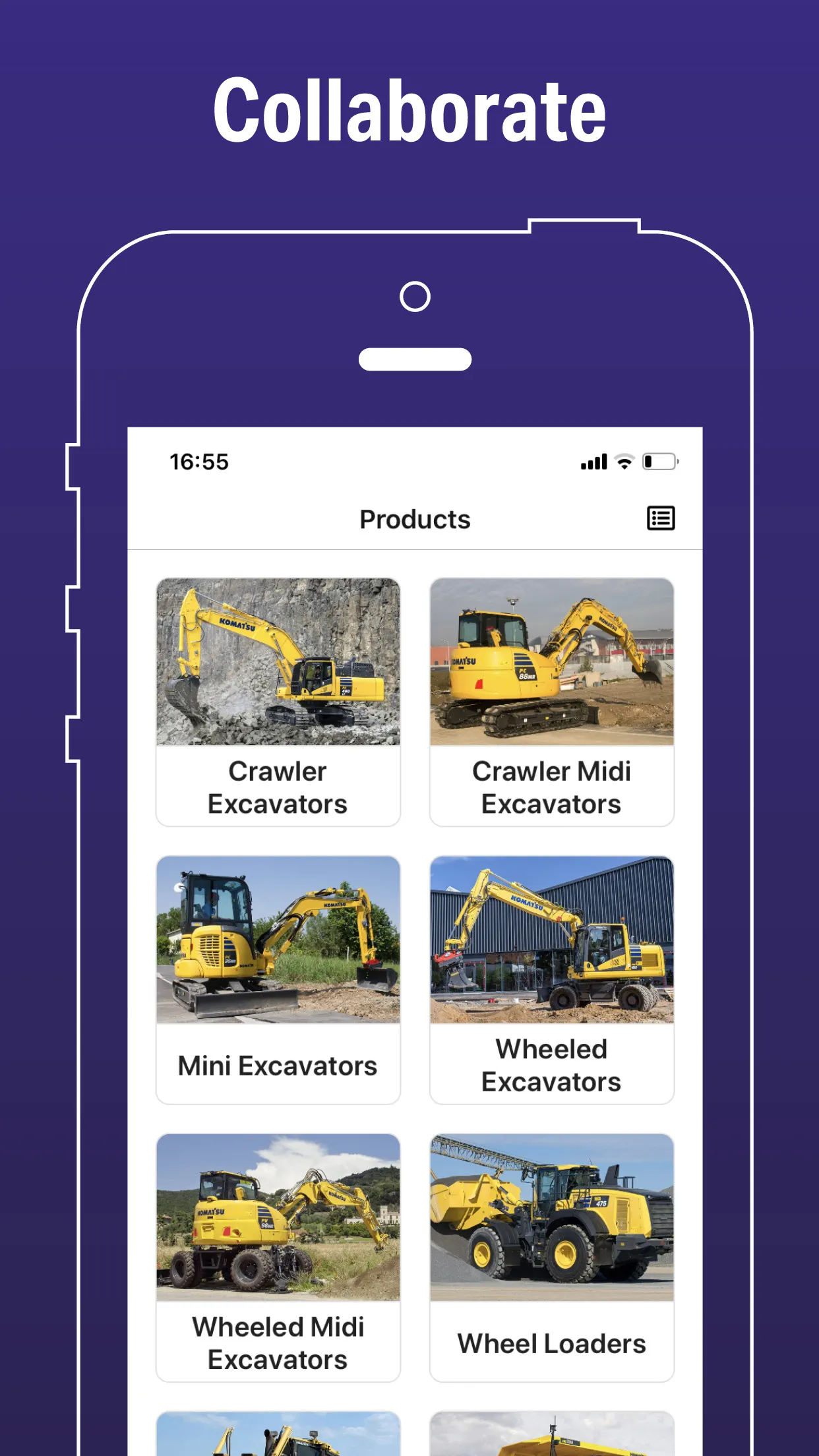 Komatsu Sales Tool | Indus Appstore | Screenshot