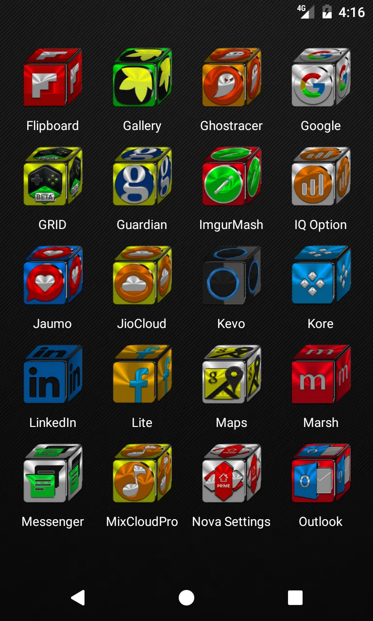 Cube Icon Pack | Indus Appstore | Screenshot