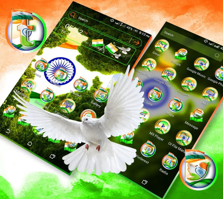 Independence Day LauncherTheme | Indus Appstore | Screenshot