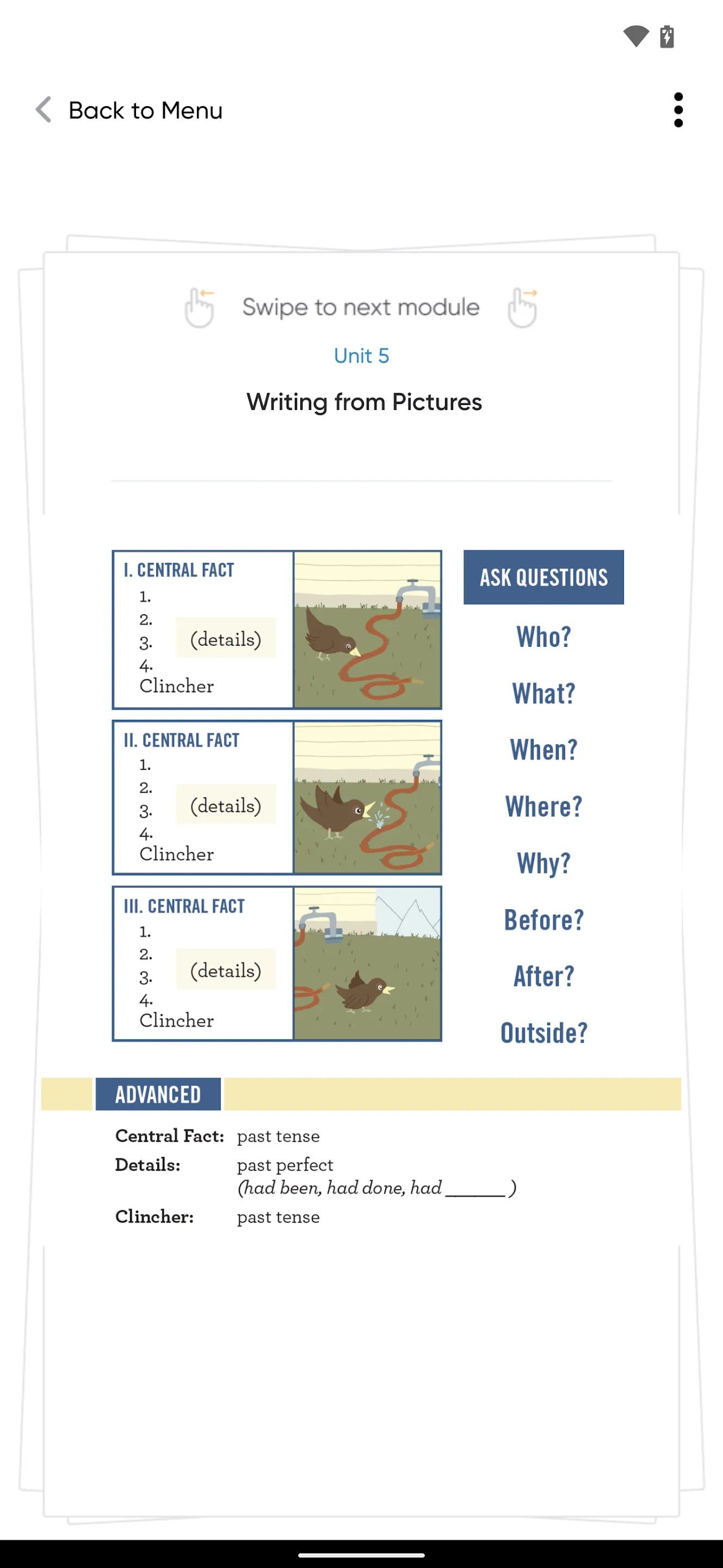 IEW Writing Tools Lite | Indus Appstore | Screenshot